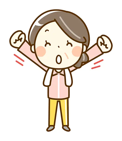 元気なシニア女性